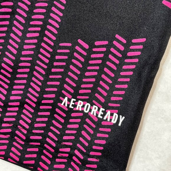 Adidas Boys Mexico 2021 National Soccer Team Black & Pink Aeroready Jersey Small - Picture 6 of 9